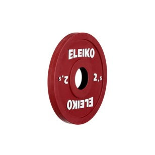Eleiko IWF Weightlifting Rubber Coated Competition Change Plate - KG (Sold in Pairs)