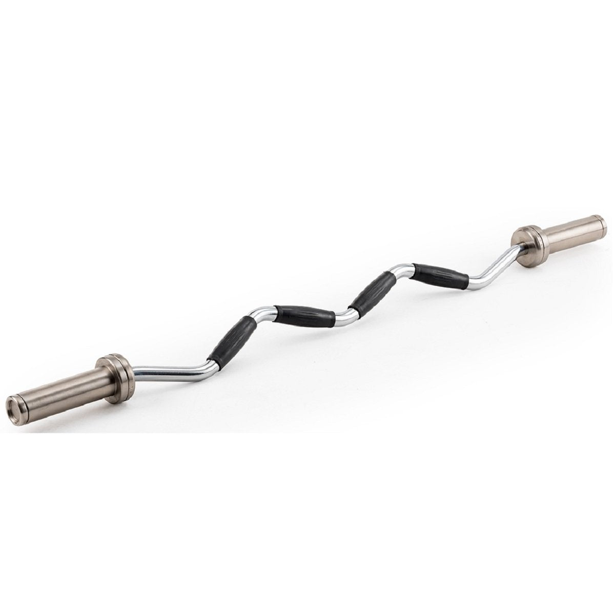 York International Olympic Curl Bar w/ Rubber Grips