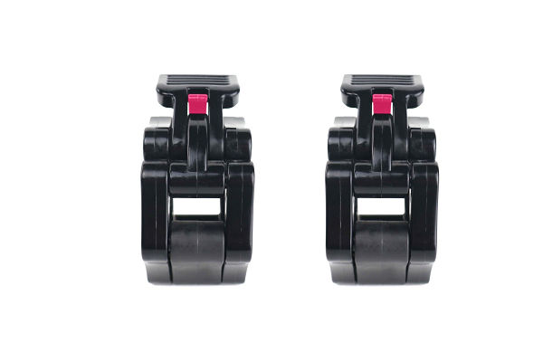 York2" Muscle Clamp Collars - Black (pair)