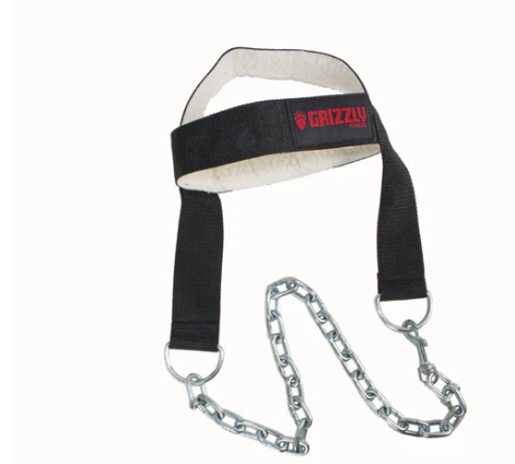 Grizzly Fitness Premium Nylon Weight Training Head Harness