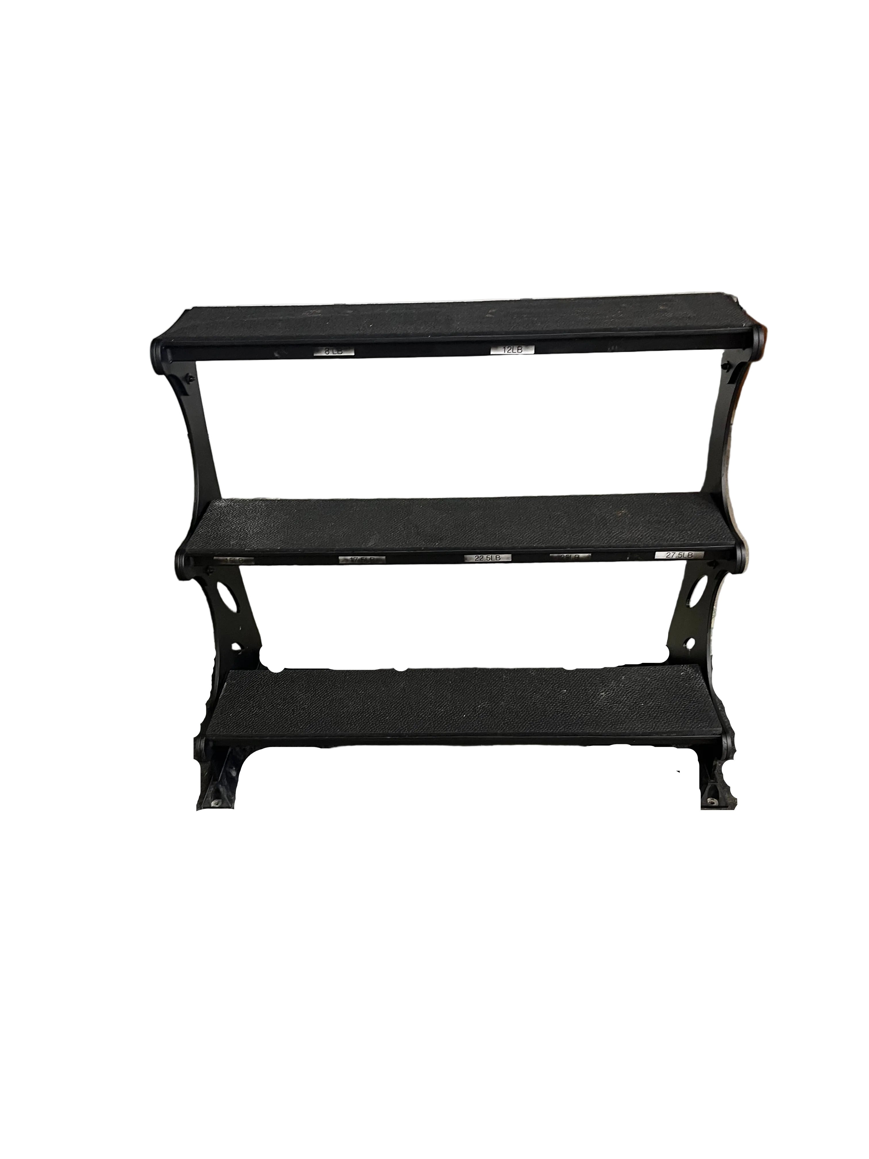 Demo Atlantis three tier kettlebell/dumbbell rack