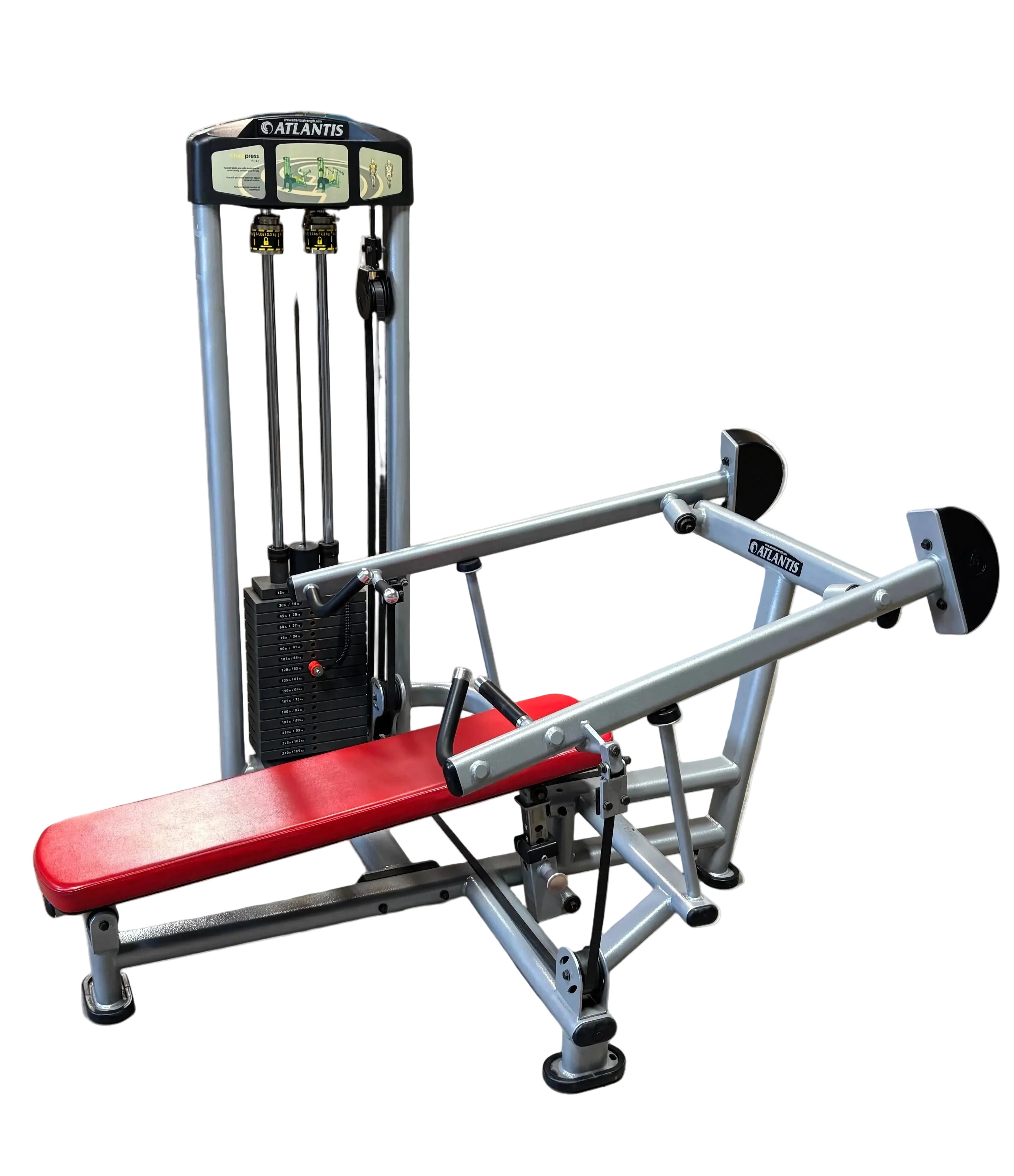 Used Atlantis Lying Converging Chest Press