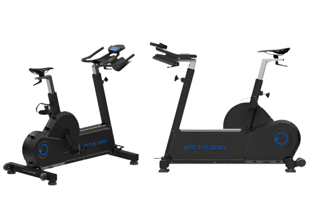 Off The Grid Electricity Generating Spinning Bike