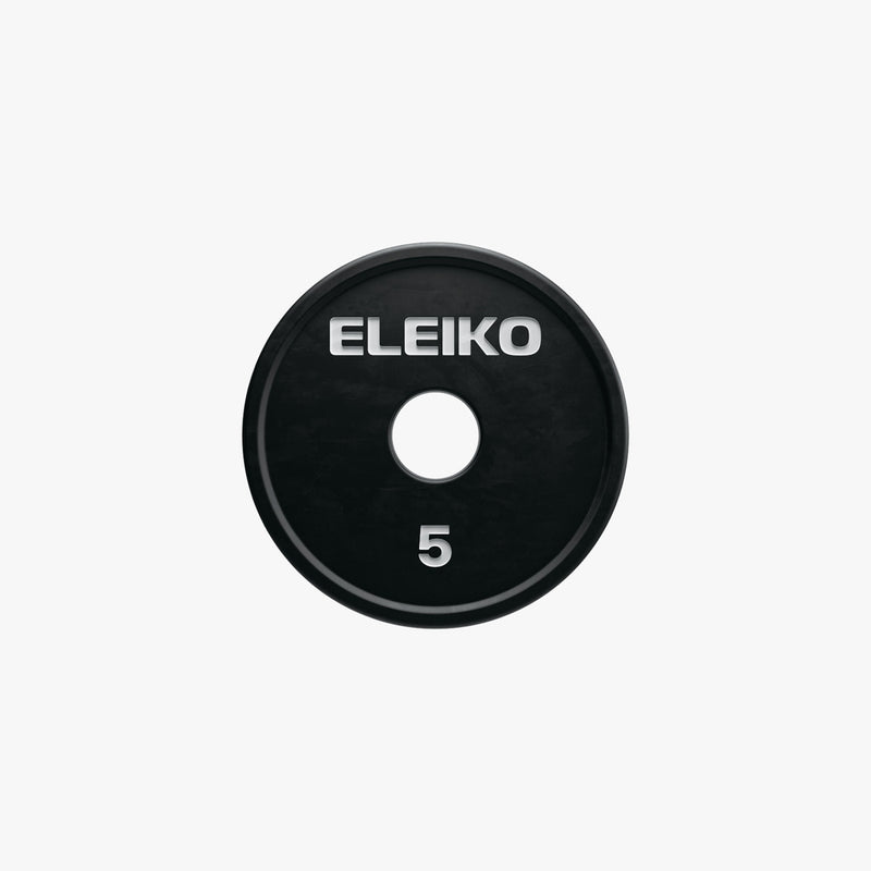 Eleiko Rubber Change Plate Black, lb (Singles)