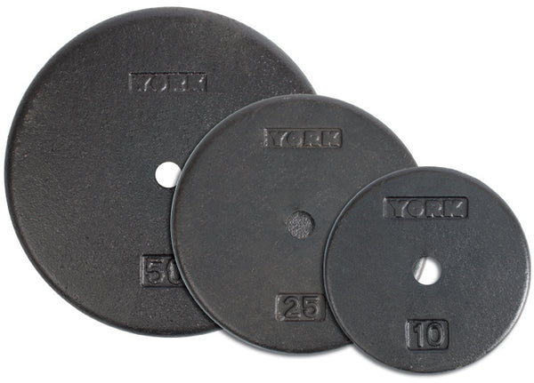 York 1″ Standard Flat Pro Cast Iron Plate (singles)