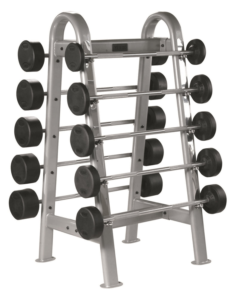 York ETS Fixed Straight And Curl Barbell Rack