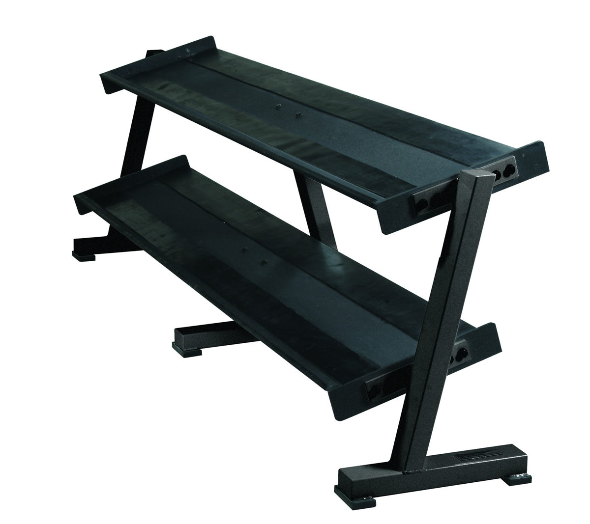 York Hex Professional 2 Tier Tray Dumbbell Rack