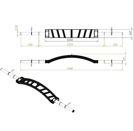 XM Cambered Swiss Bar