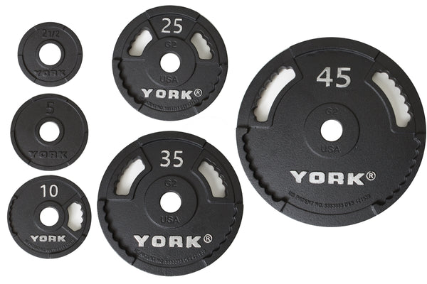York 2″ G-2 Cast Iron Olympic Weight Plate