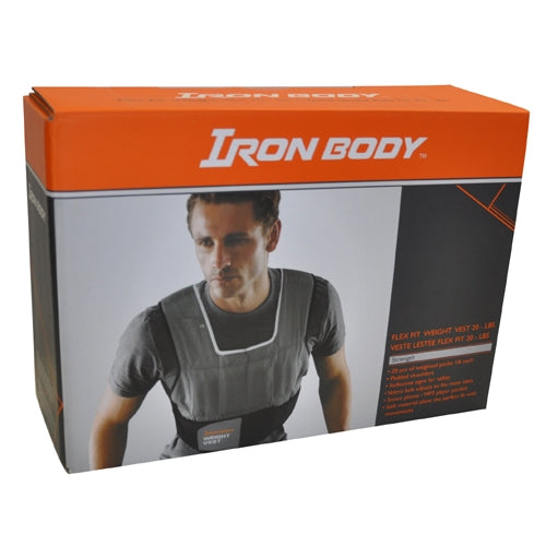 Iron Body Flex Fit Weight Vest - 20lb