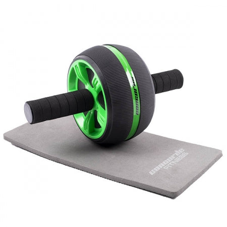 Concord Ab Wheel with pad. Grey pad green and black ab roller
