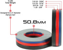 Fractional Plate Set with dims