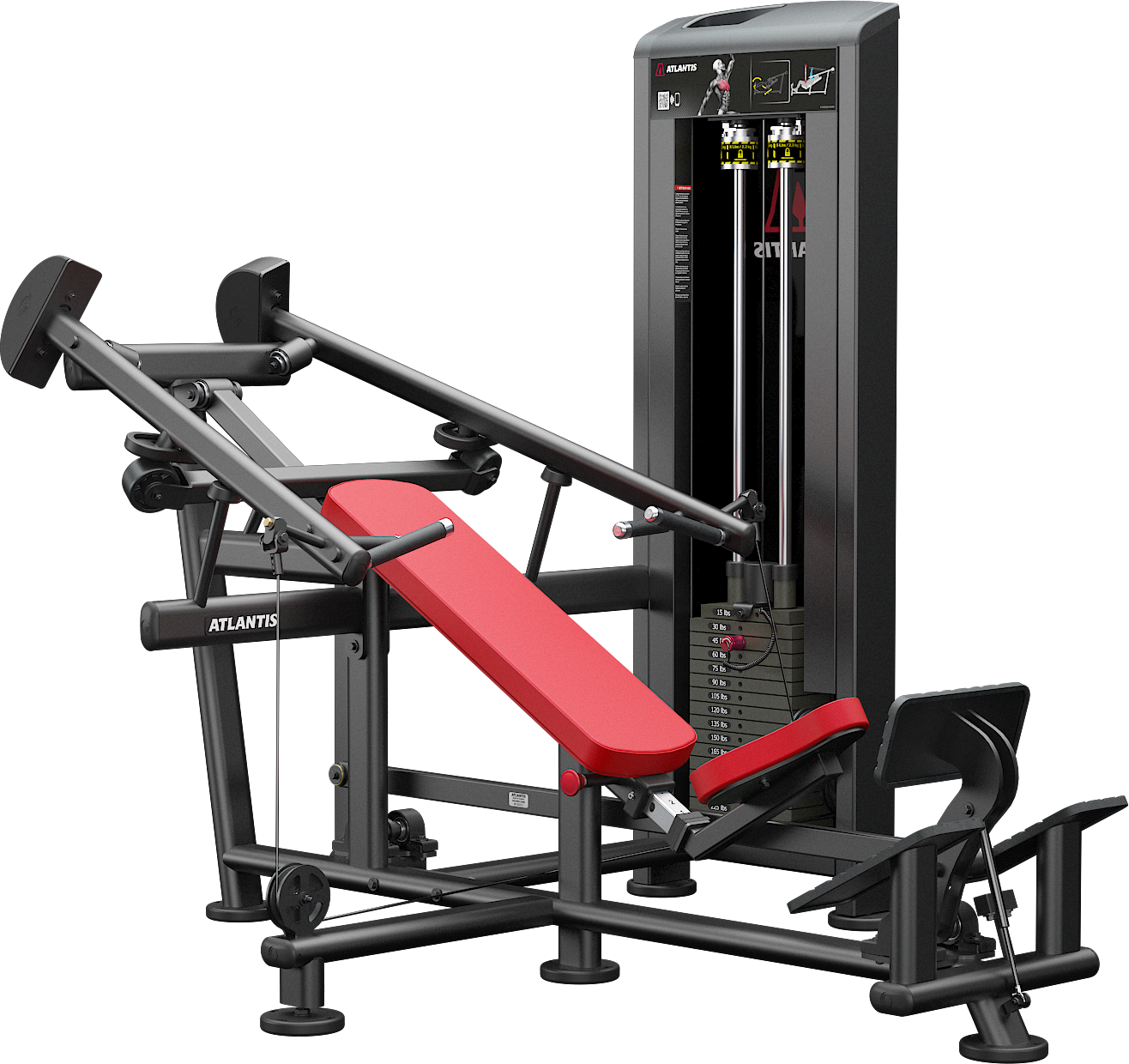 Atlantis Incline Converging Chest Press