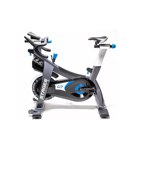 Stages SC3 Indoor Cycle Bike. Grey Frame Roadbar Handle Bar, power meter and Console