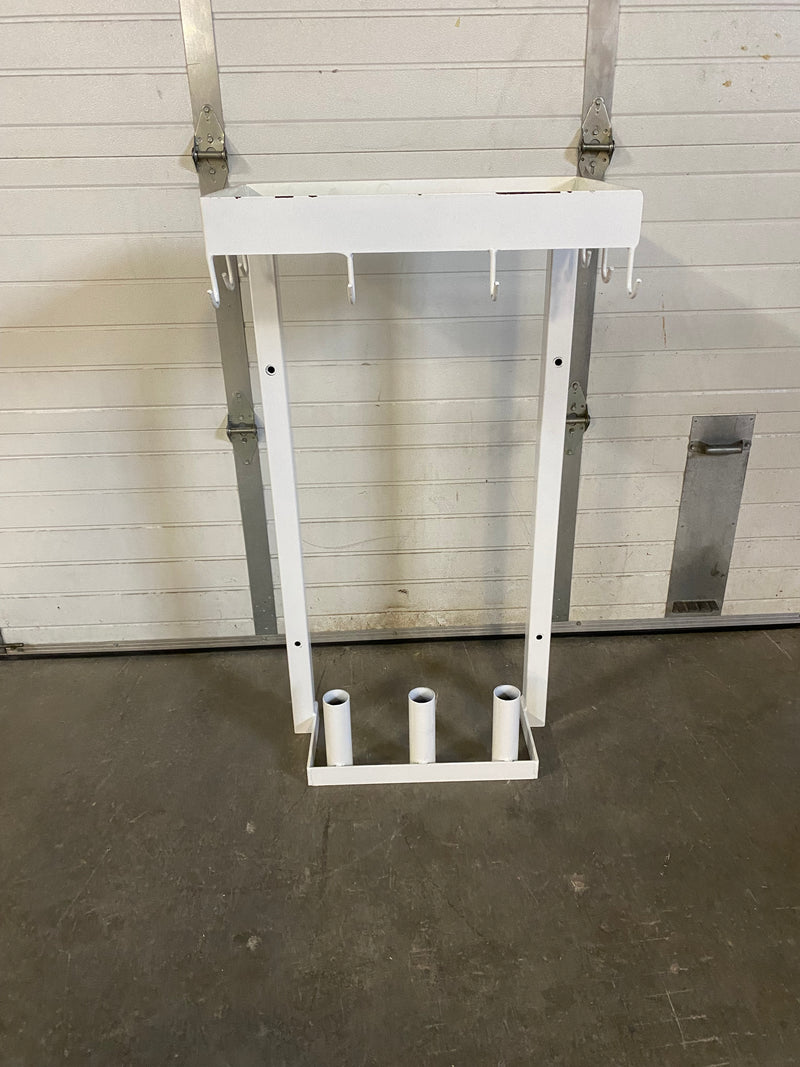 Used wall mounted accessory rack