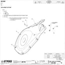 Stages - 000-3962 kit, belt guard, left