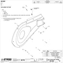 Stages - 000-3963 kit, belt guard, right