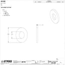 Stages 000-3999 Washer 11 x 24 x 3T, SS