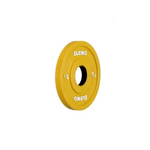 Eleiko IWF Weightlifting Rubber Coated Competition Change Plate - KG (Sold in Pairs)