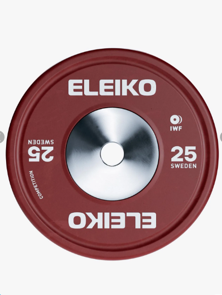 Eleiko IWF Weightlifting Competition Plate (Singles) New Design