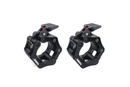 York2" Muscle Clamp Collars - Black (pair)