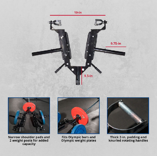 Linebacker Squat Landmine Attachment V2 Dotmar Fitness