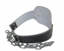 Grizzly Fitness Leather Pro Dip and Pull Up Weight Training Belt with 36" Chain