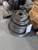 Used CAP Barbell Cast Iron 2-inch Olympic Grip Plates – 200lb set