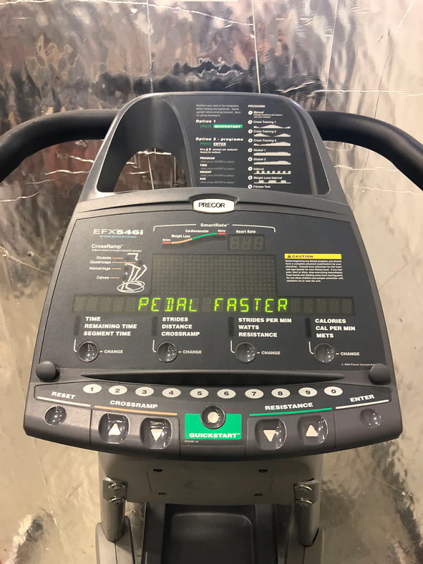 Precor EFX 576i V4 Elliptical Used Dotmar Fitness