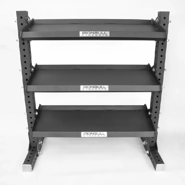 IronBull HDR Hex Dumbbell/Kettlebell Rack 42" | 3-Tier