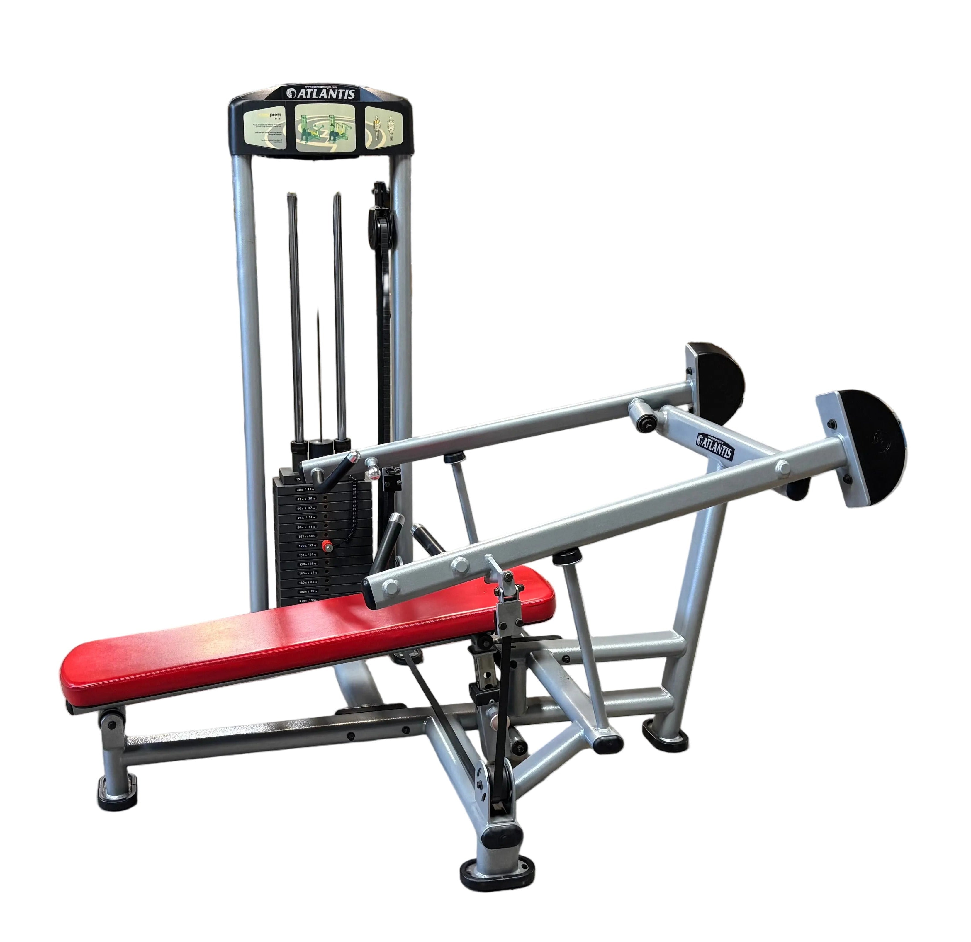 Used Atlantis Lying Converging Chest Press