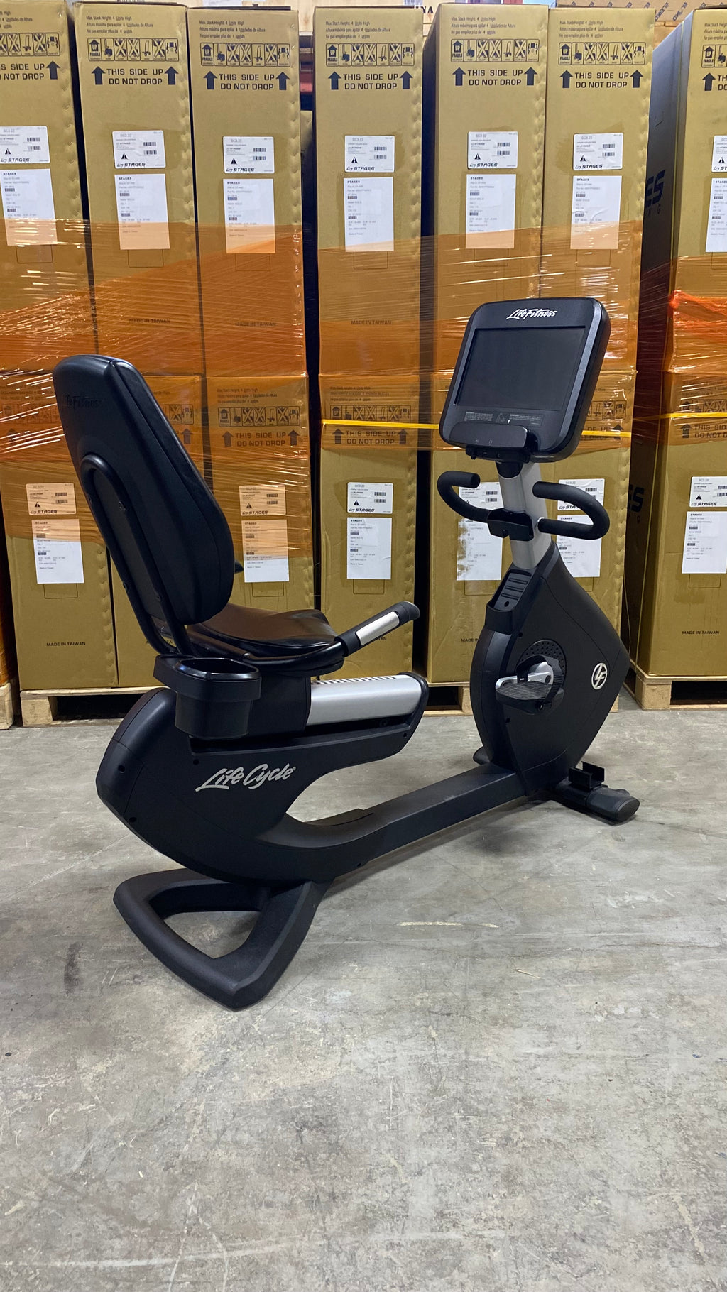 Used Life Fitness Elevation Recumbent Bike | Dotmar Fitness