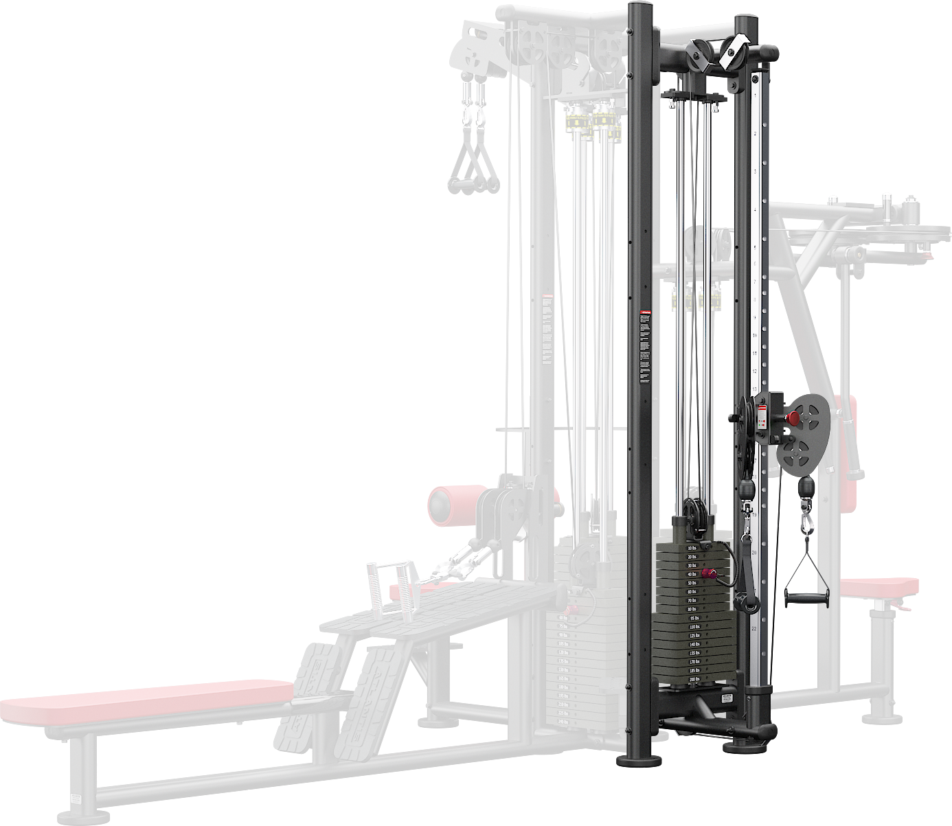 Atlantis Adjustable Dual Pulley Station (NM210 Model)