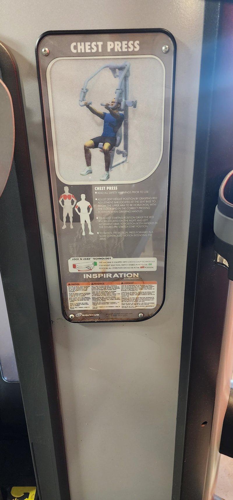 Used Nautilus Inspiration Chest Press
