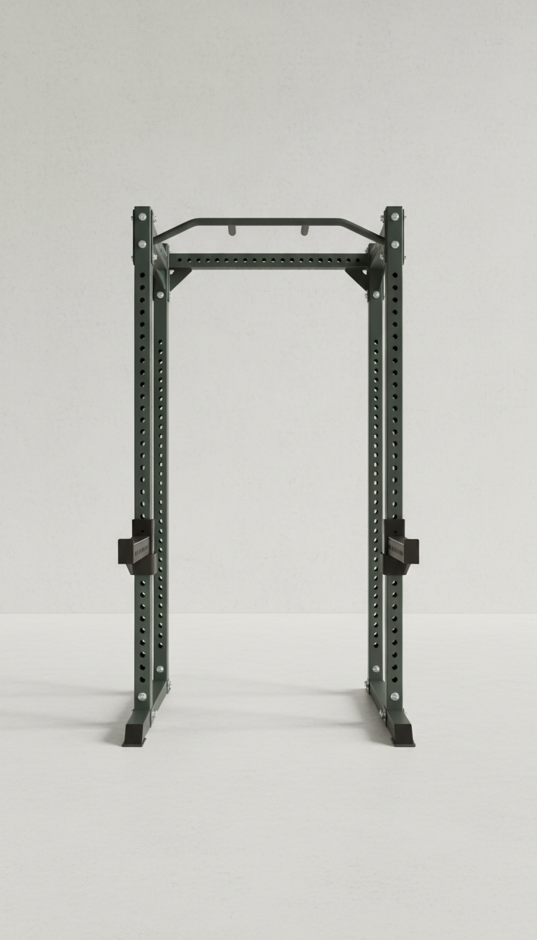 Commercial Power Rack With Safety Arms