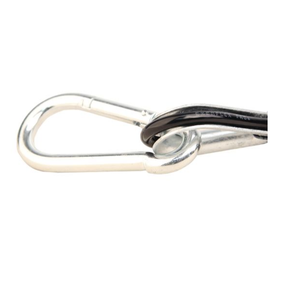 Exerflex Pro Cable 3/16", Black Nylon Coating, By the Foot