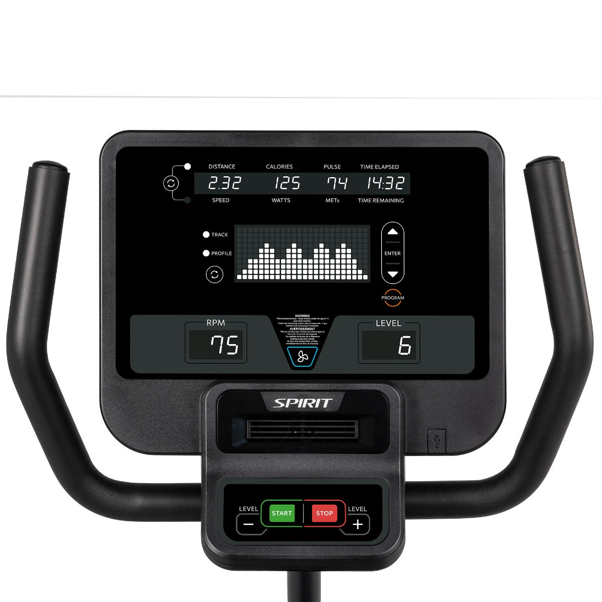 Spirit CR800 Recumbent Bike