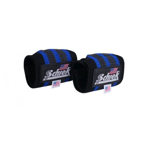 Schiek Blue Line Wrist Wraps