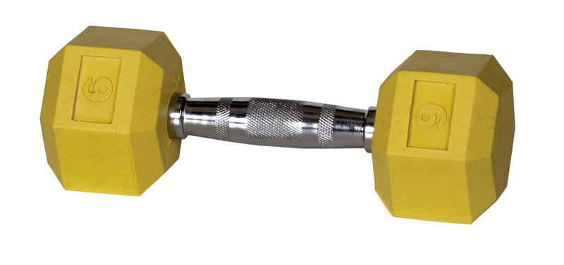 Rubber Hex Dumbbell – Color
