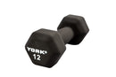 York Neoprene Hexagon Dumbbells (single)