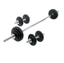 Pro Cast Iron Dumbbell / Barbell Spinlock Set