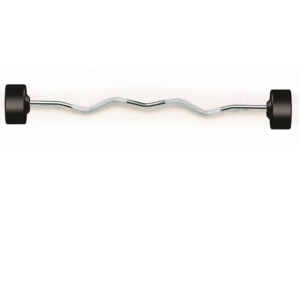 Rubber Fixed Pro Curl Barbell