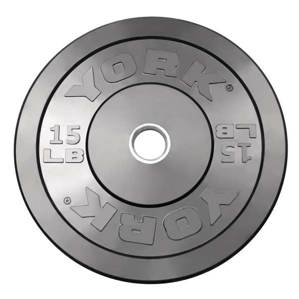 York Rubber Training Bumper Plate - LBS (Singles)