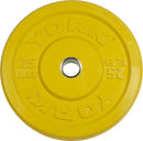 York Rubber Training Bumper Plate Coloured - LBS (Singles)