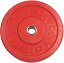 York Rubber Training Bumper Plate Coloured - LBS (Singles)