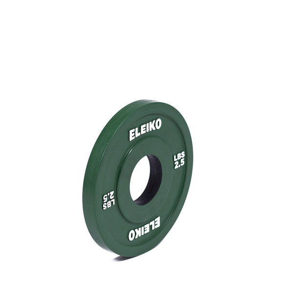 Eleiko Olympic Weightlifting Training Change Plates, Rubber Coated, Pounds