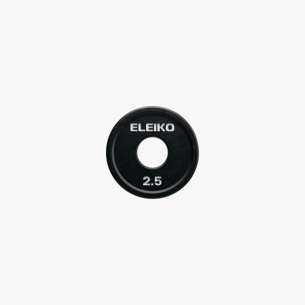 ELEIKO チェンジプレート ブラック Eleiko Rubber Change Plate Black, lb | Dotmar Fitness