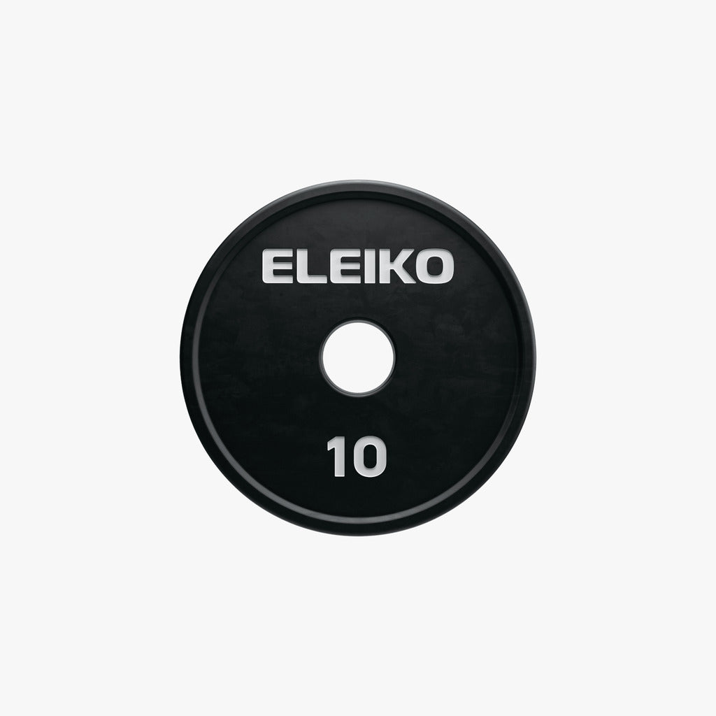 Eleiko Rubber Change Plate Black, lb (Singles)