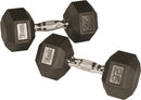 York Rubber Hex Dumbbell