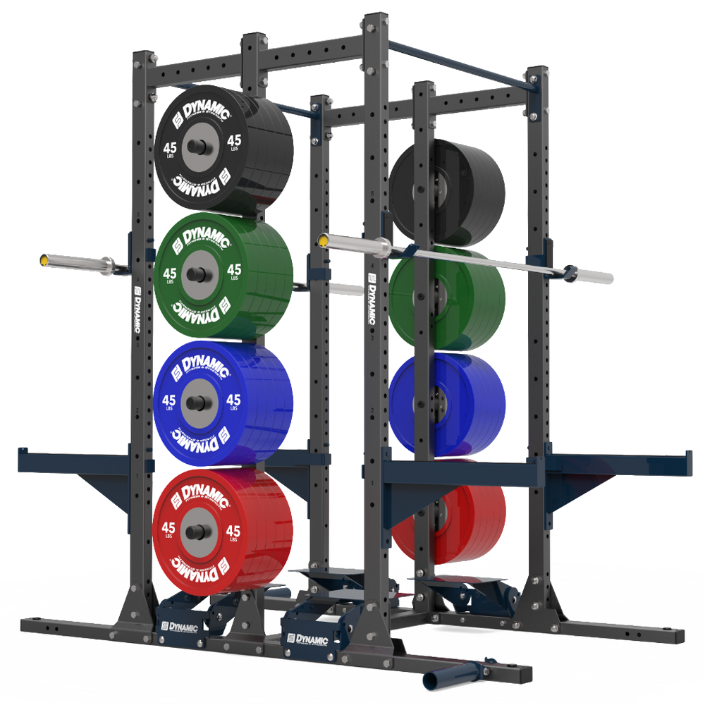 Dynamic Titan G2 Double Half Single Post Rack | Dotmar Fitness